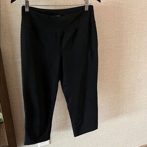 Lands' End Women's Classic Black Capris